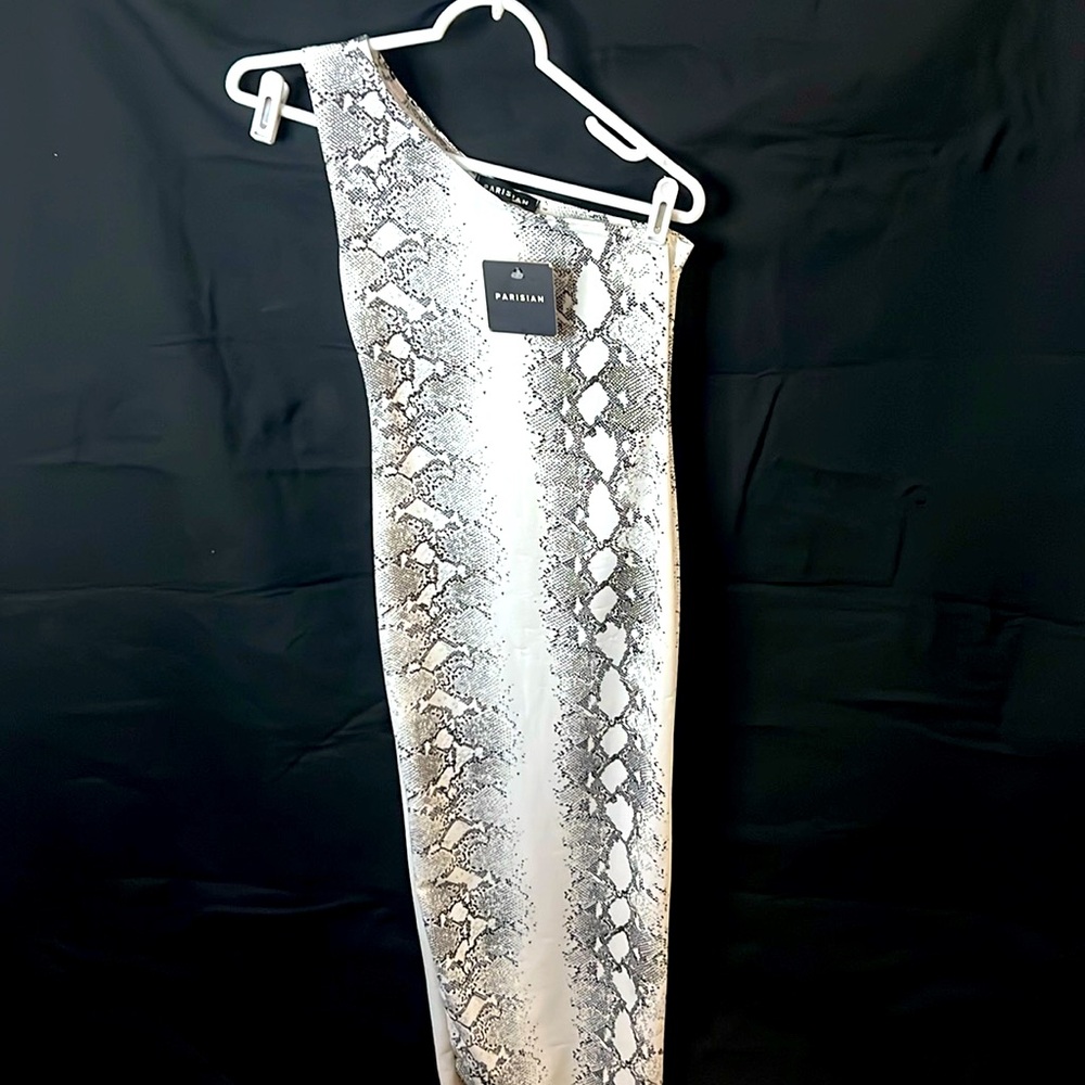 Parisian snakeskin dress